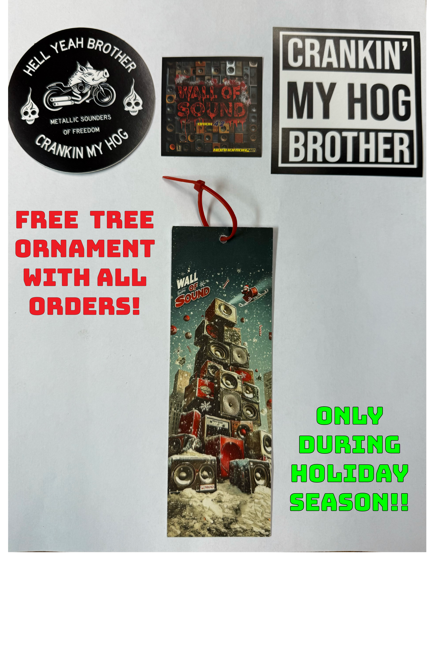 HELL YEAH BROTHER FREE STICKER!!! - HELL YEAH BROTHER!!! - Metallic Sounders of Freedom!